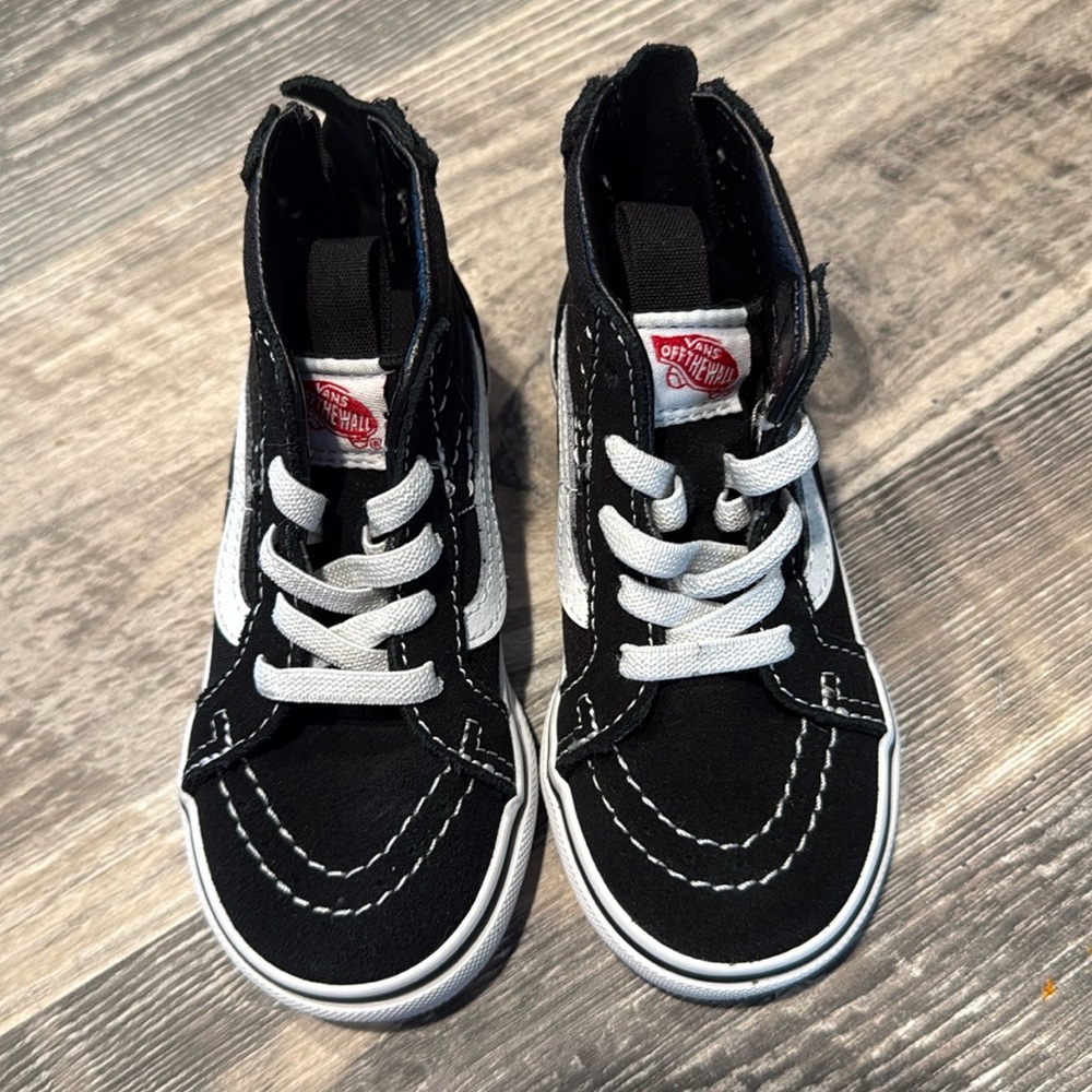Vans high top sneakers toddler size 6